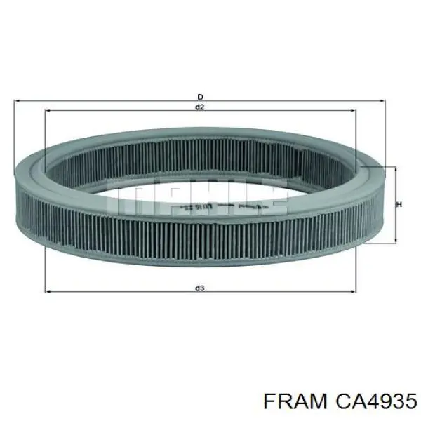 WA6403 Filtron Повітряний фільтр двигуна