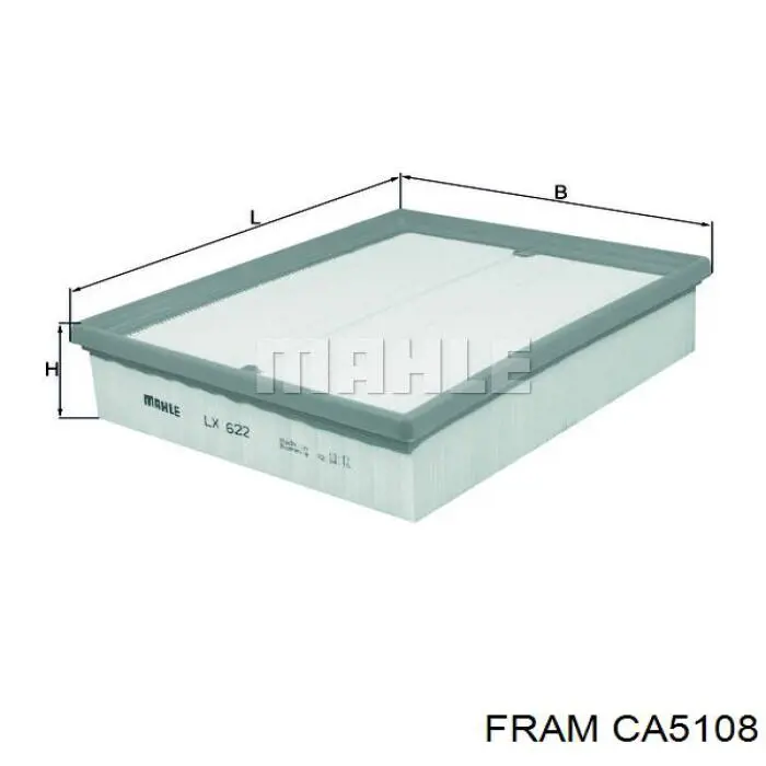 Елемент повітряного фільтра Fram CA5108 ціна, від 6.72 USD