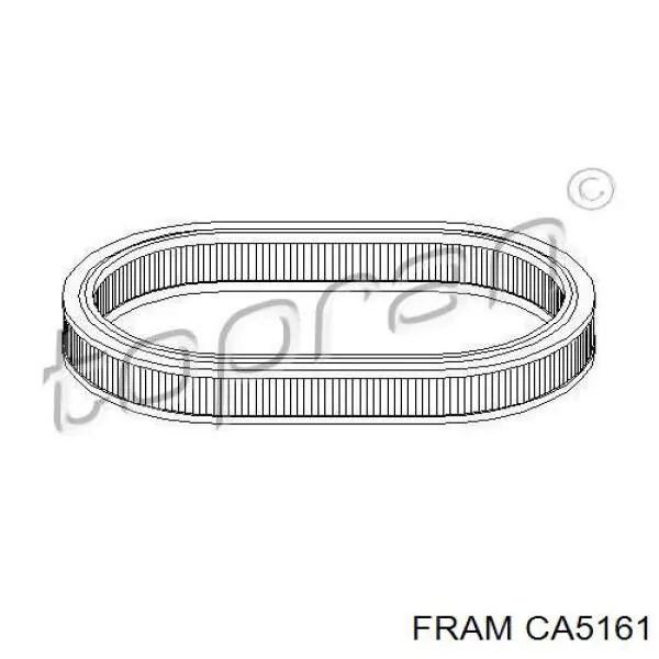 Елемент повітряного фільтра Fram CA5161 ціна, від 4.44 USD