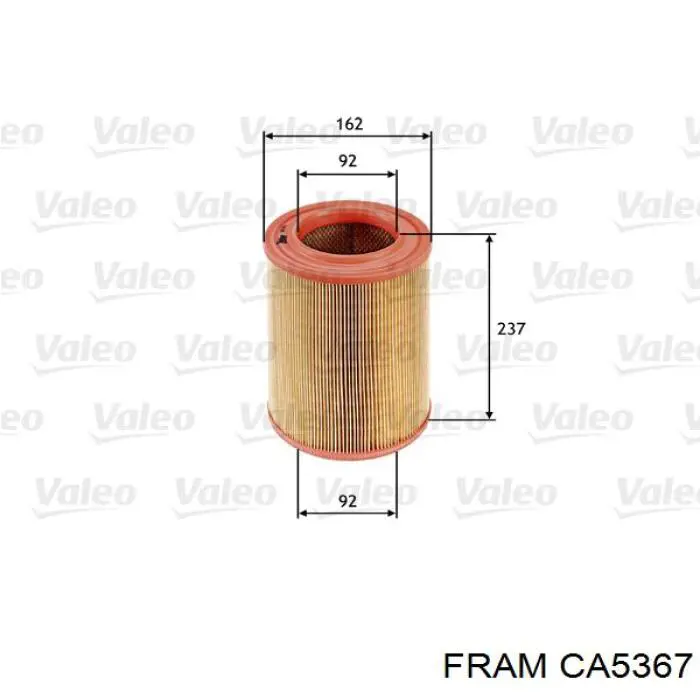 Елемент повітряного фільтра Fram CA5367 ціна, від 7.10 USD