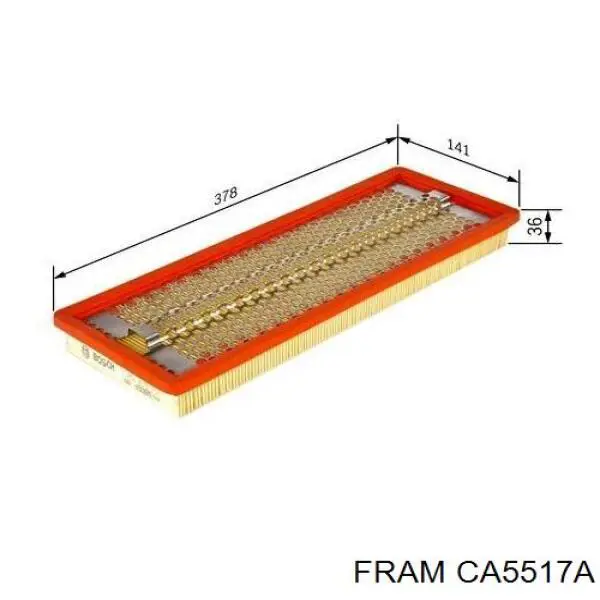 Повітряний фільтр 7786255 Fiat/Alfa/Lancia