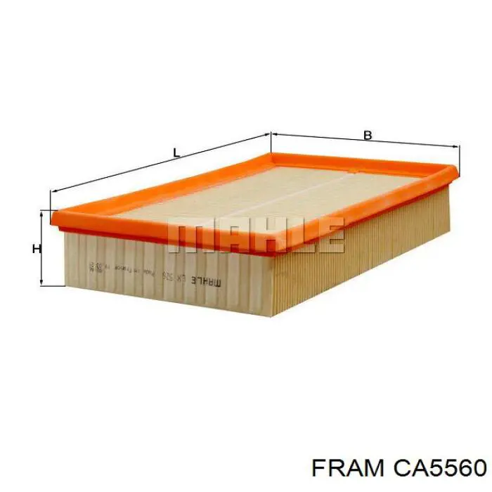 Повітряний фільтр CA5560 Fram