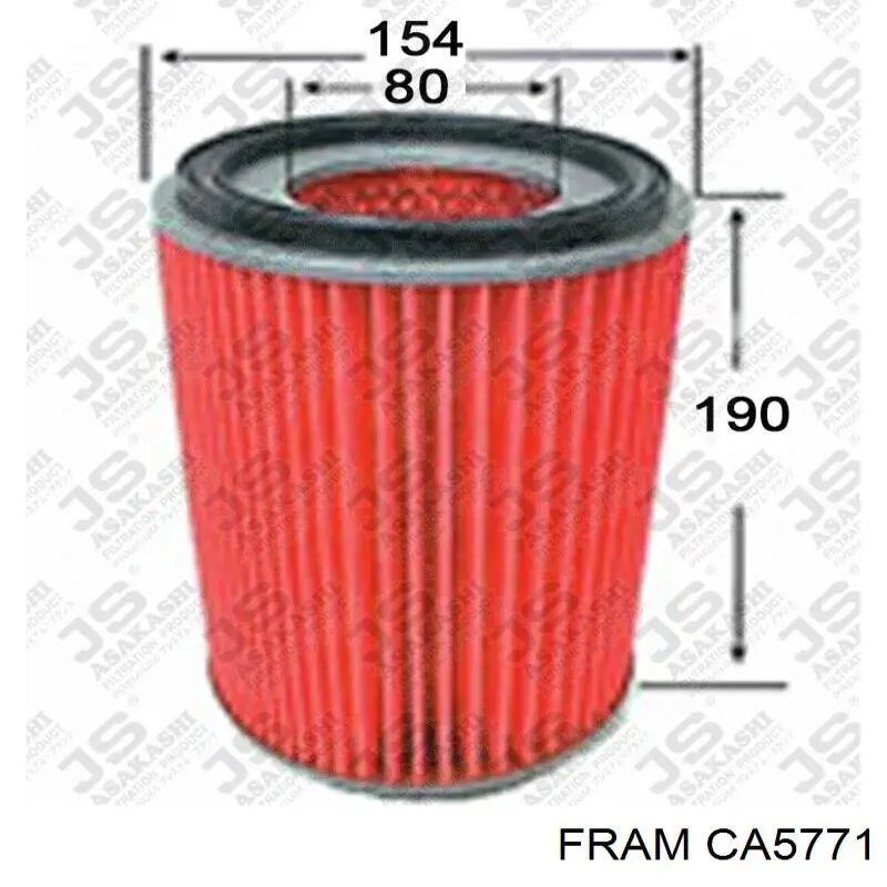 Купити CA5771 Fram Автомобільний фільтр повітря