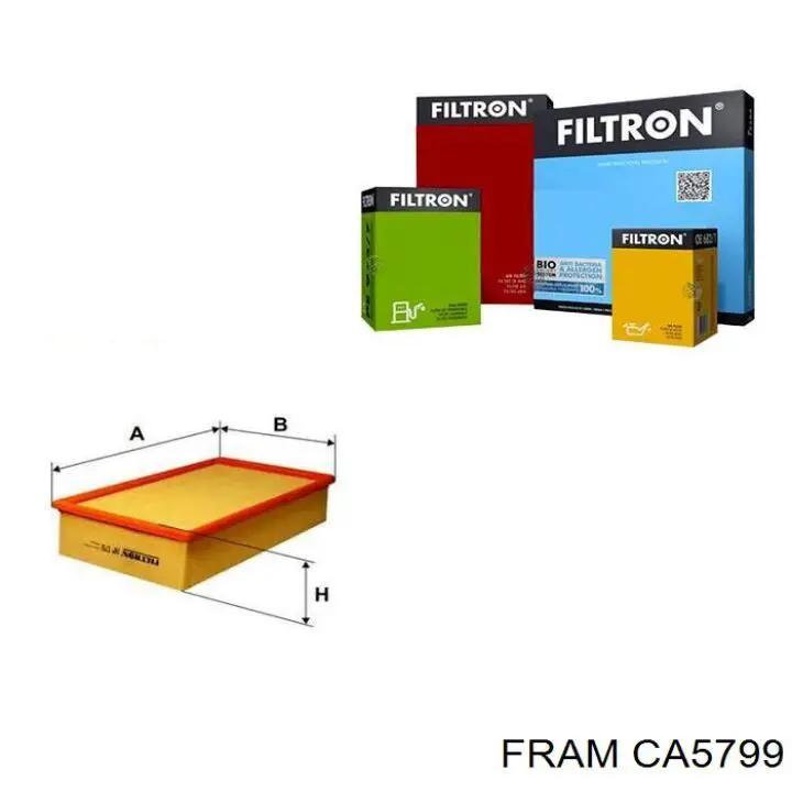 Повітряний фільтр CA5799 Fram