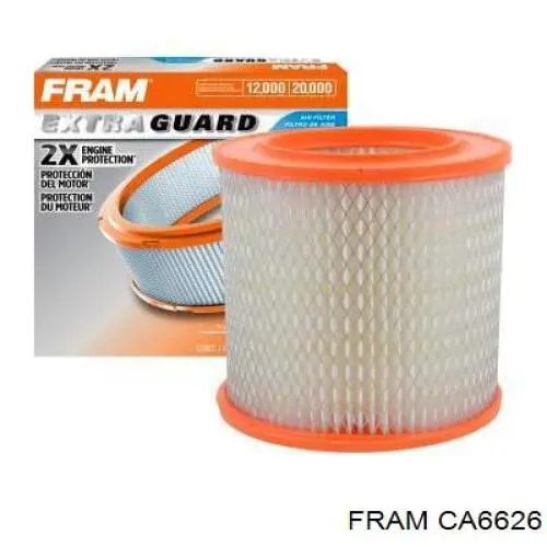 CA6626 Fram Повітряний фільтр двигуна