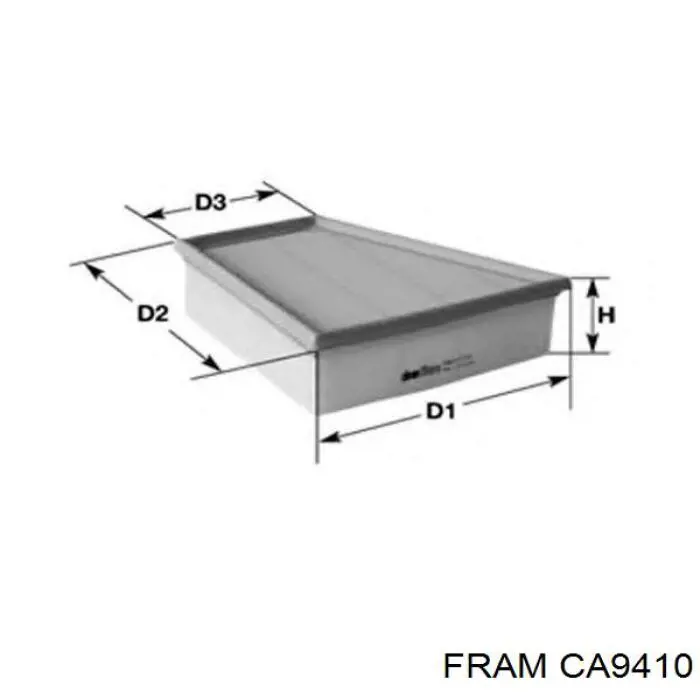 Елемент повітряного фільтра Fram CA9410 ціна, від 5.56 USD