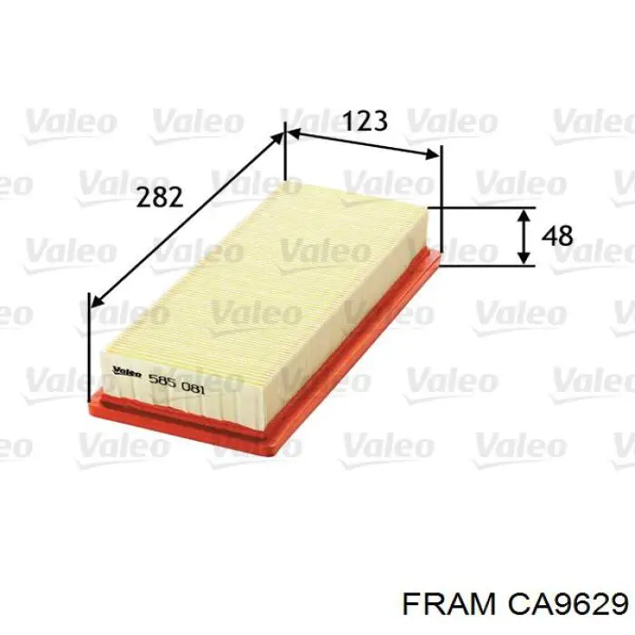 Фільтр повітряний Fiat/Alfa/Lancia 0055183269