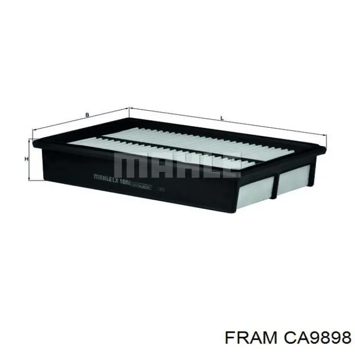 Елемент повітряного фільтра Fram CA9898 ціна, від 5.82 USD