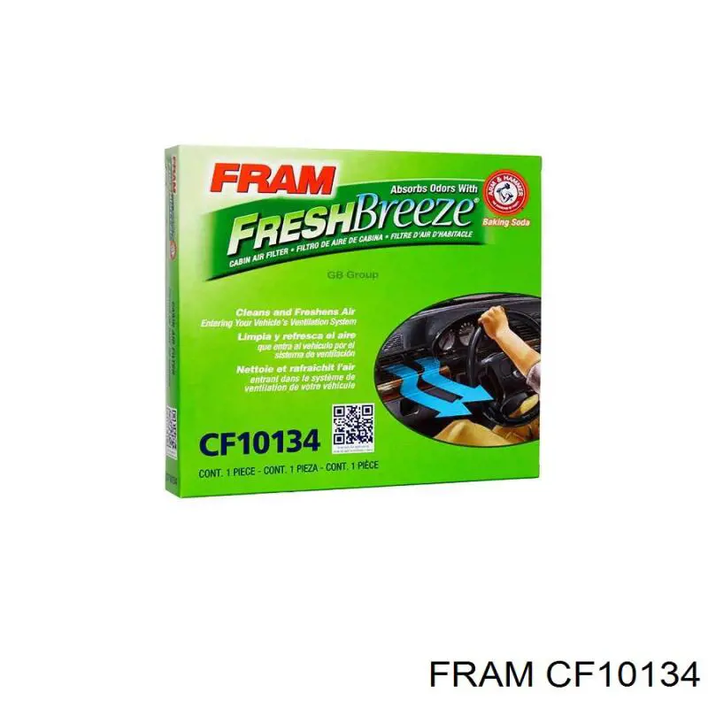CF10134 Fram фільтр салону