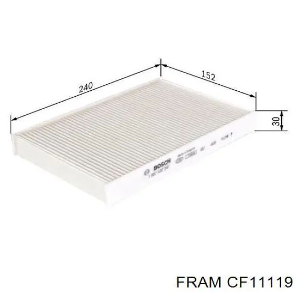 Фільтр салону CF11119 Fram