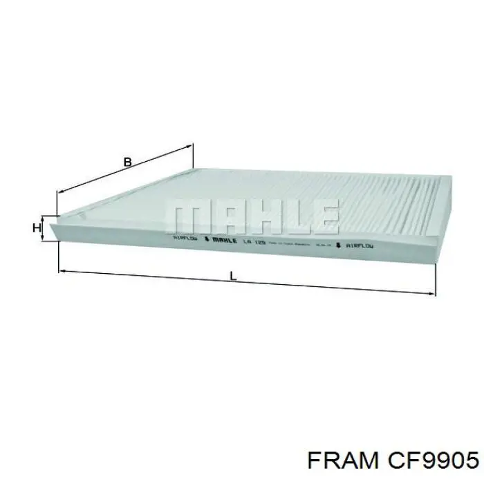 Фільтр повітряний обігрівача Fram CF9905 ціна, від 11.75 USD