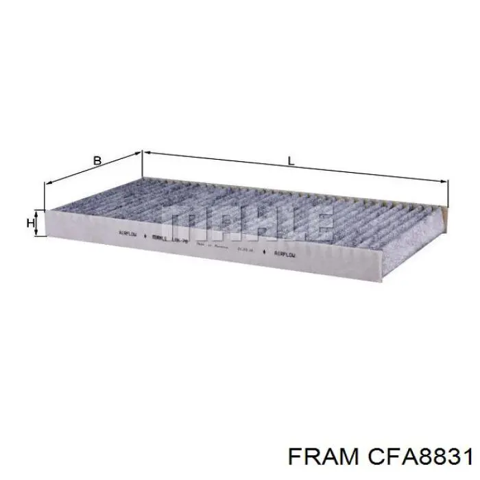 Фільтр повітряний обігрівача Vasco Filters X055 ціна, від 6.17 USD