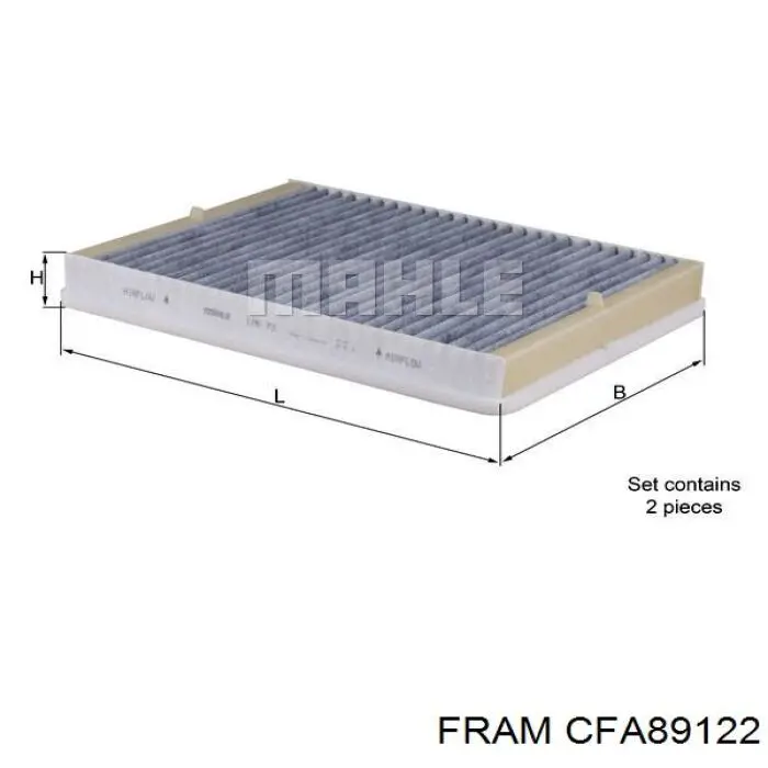 Фільтр салону CFA89122 Fram