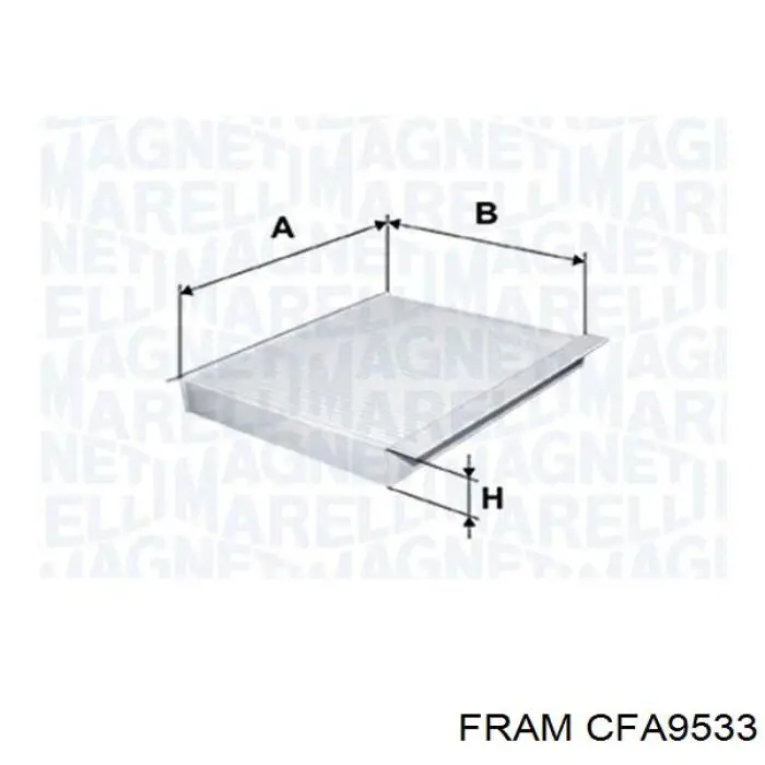 Фільтр повітряний обігрівача Vasco Filters X119 ціна, від 6.70 USD