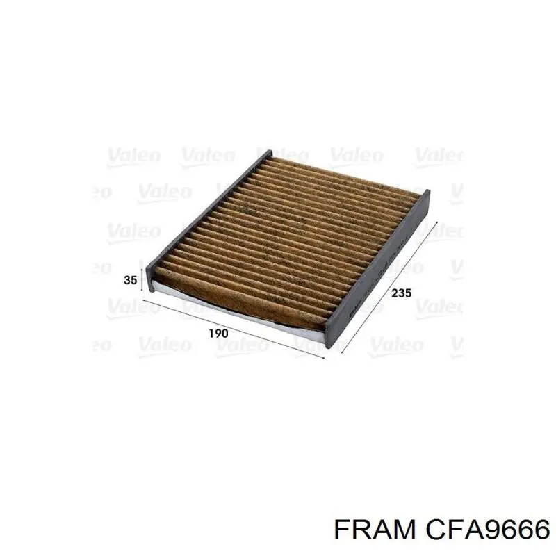 Купити CFA9666 Fram Фільтр салону вугільний