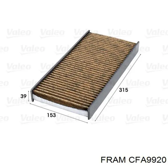 CFA9920 Fram Внутрішньосалонний фільтр