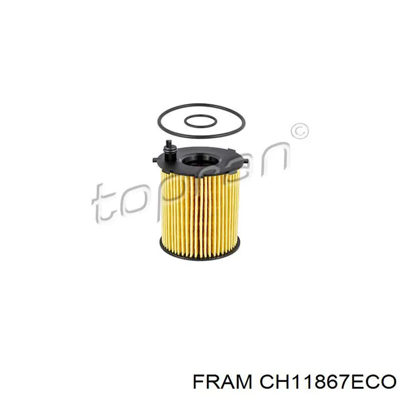 Масляний фільтр двигуна Fram CH11867ECO ціна, від 8.93 USD