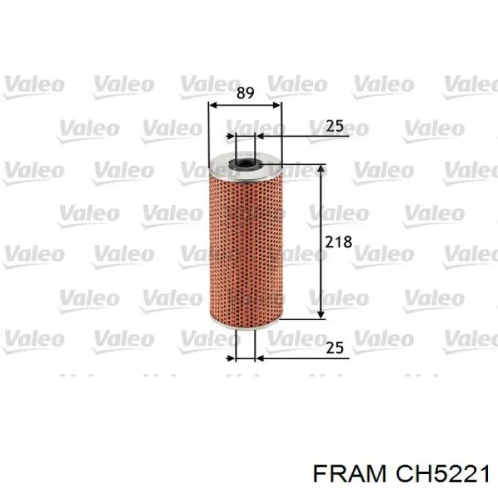 Масляний фільтр CH5221 Fram