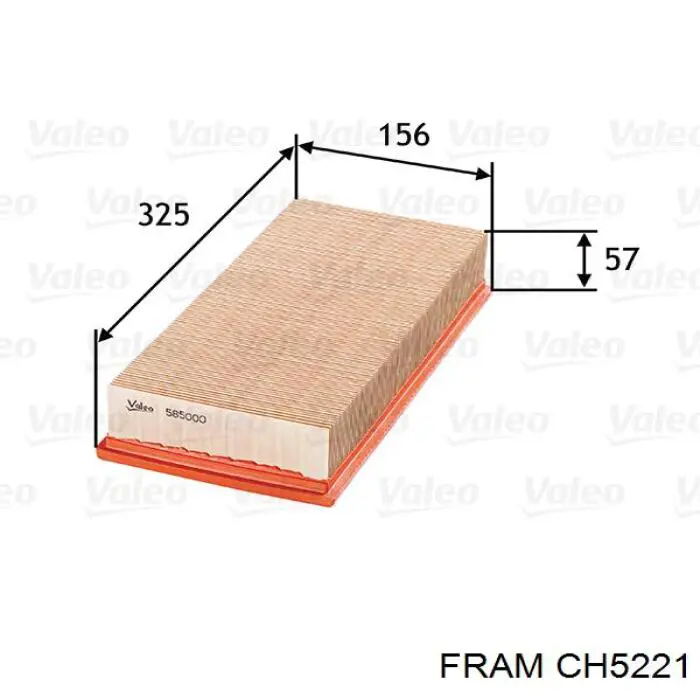 CH5221 Fram Фільтр масла