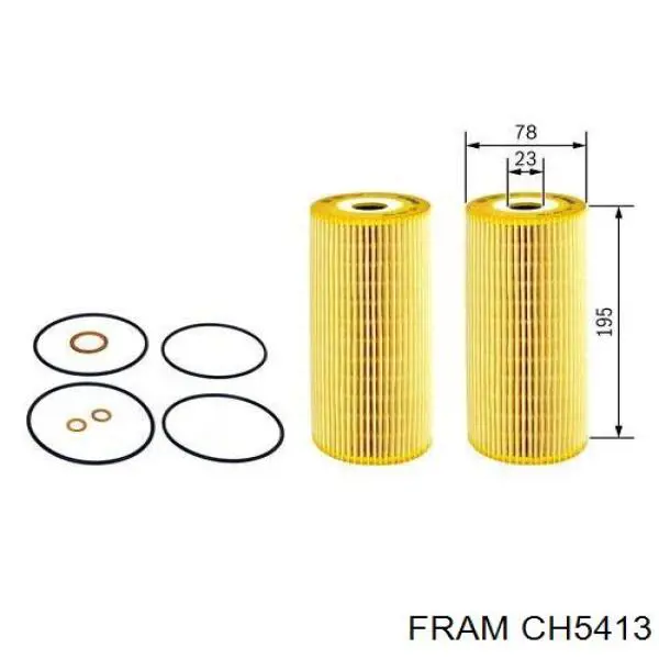 Фільтр масляний Fram CH8983ECO