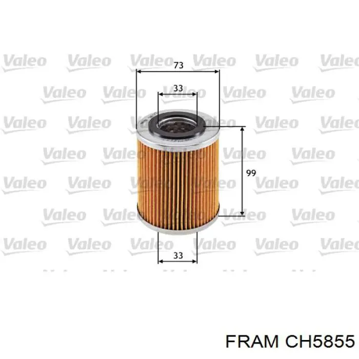 CH5855 Fram Фільтр масла