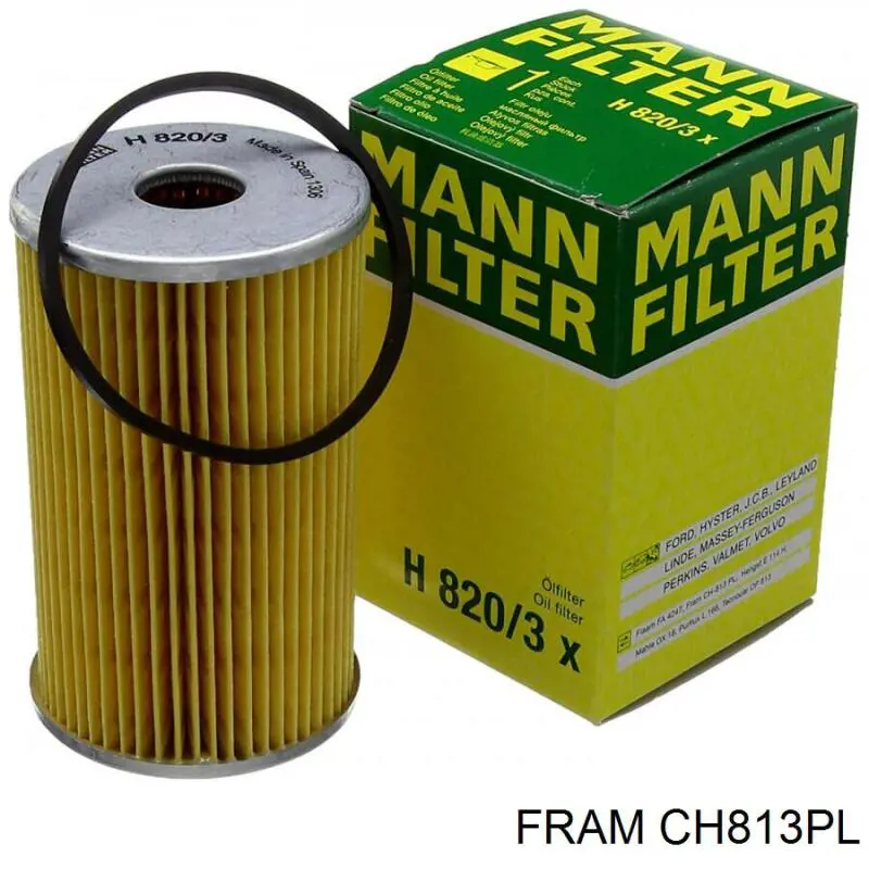 Масляний фільтр двигуна Fram CH813PL ціна, від 8.15 USD