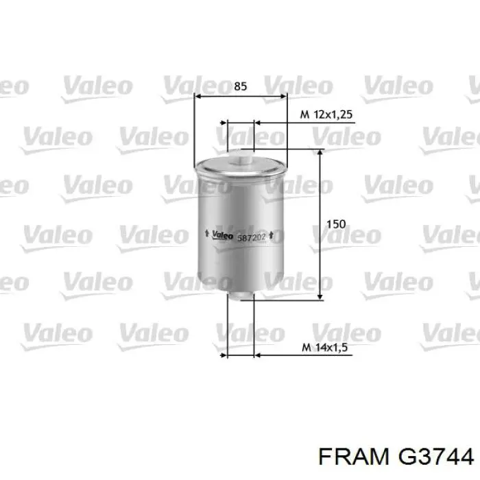 Паливний фільтр L204 Champion