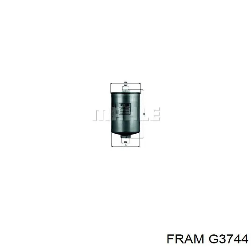 Паливний фільтр G3744 Fram