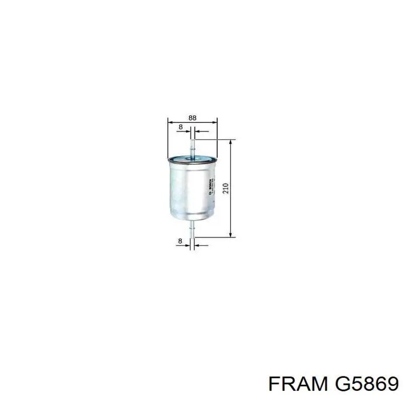 G5869 Fram Фільтр палива