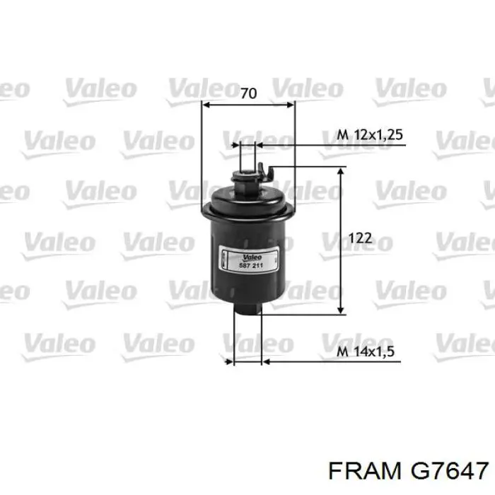 Фільтр тонкого очищення палива Fram G7647 ціна, від 8.01 USD