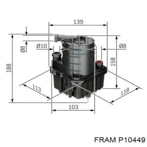 Фільтр паливний Vasco Filters C317