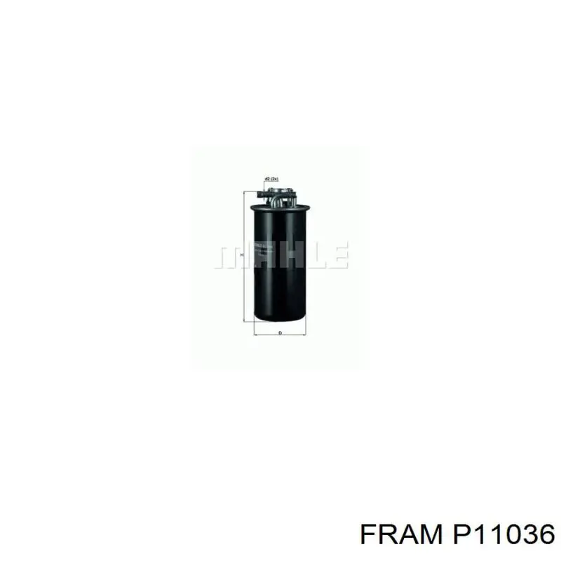 Купити P11036 Fram Фільтр-відстійник палива грубої очистки