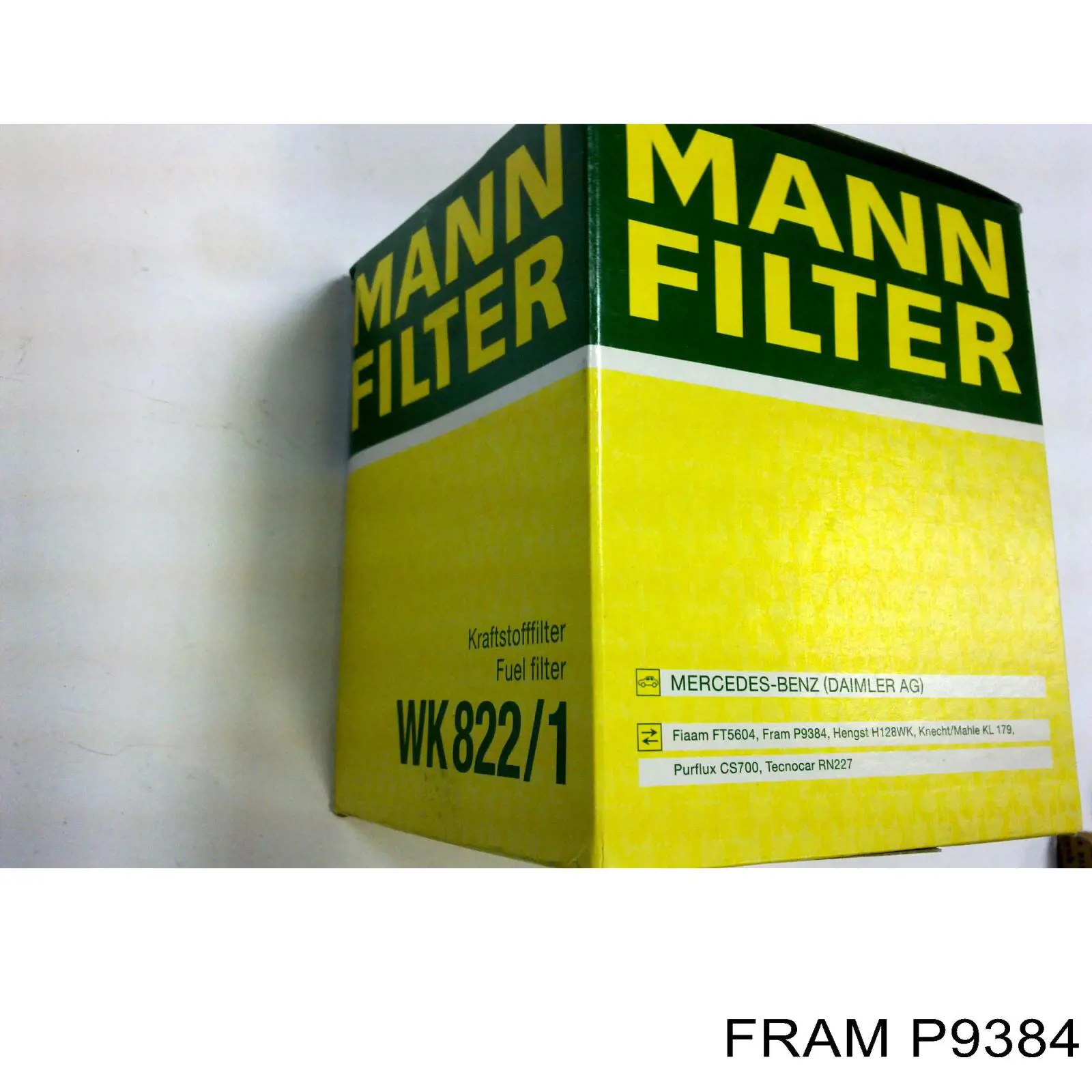 Паливний фільтр P9384 Fram