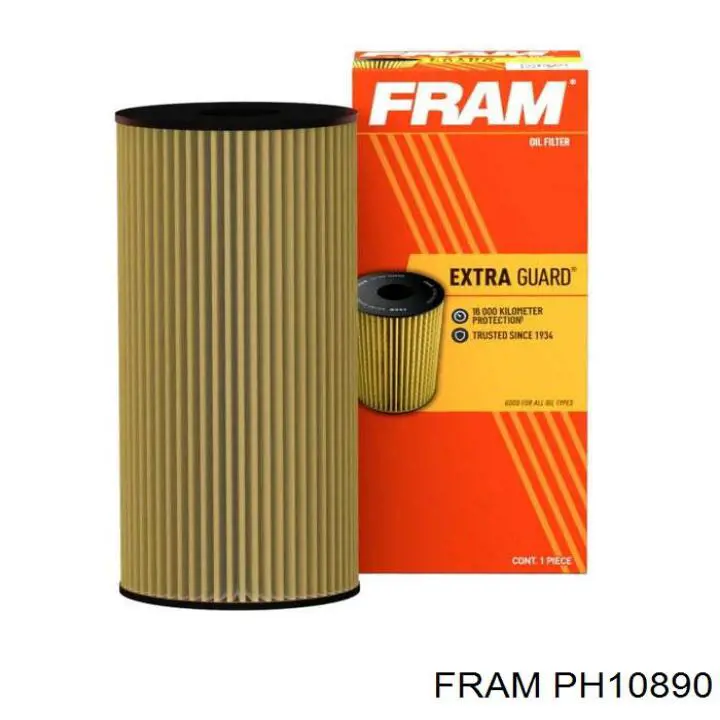 Масляний фільтр двигуна Fram PH10890 ціна, від 24.06 USD