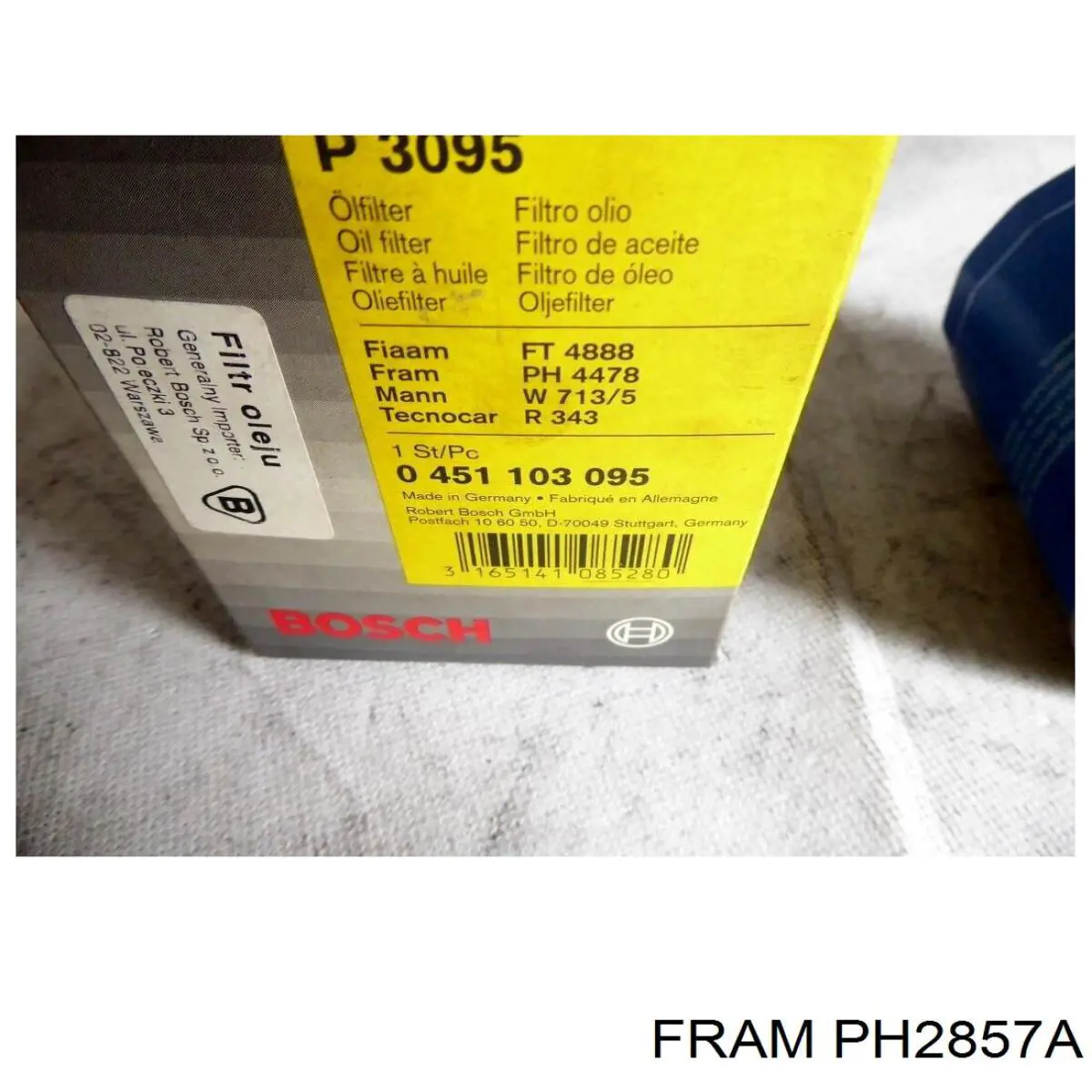 Купити PH2857A Fram Фільтр очищення масла відцентровий