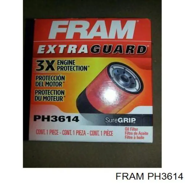 PH3614 Fram фільтр масляний