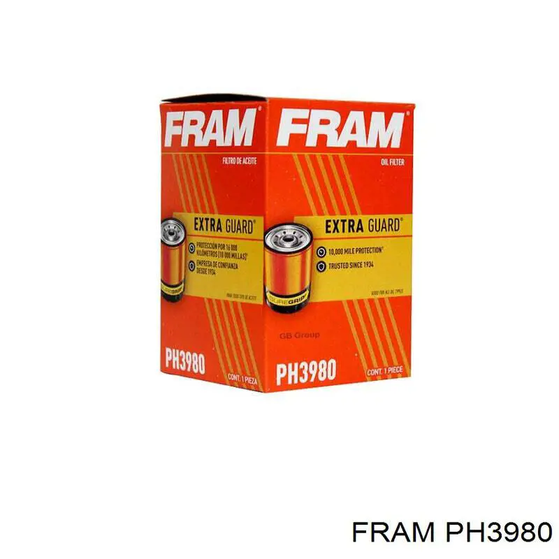 PH3980 Fram фільтр масляний