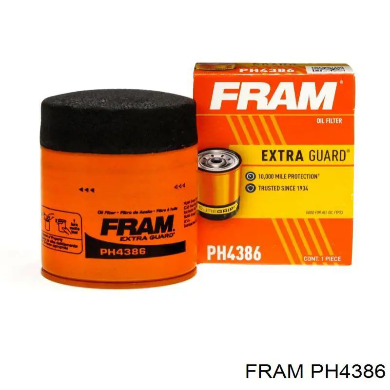 Масляний фільтр двигуна Fram PH4386 ціна, від 5.70 USD