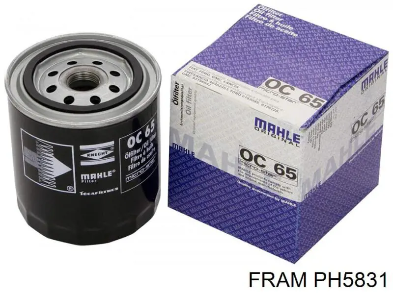 Масляний фільтр двигуна Fram PH5831 ціна, від 4.48 USD