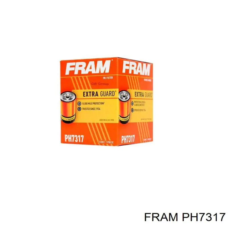 Масляний фільтр двигуна Fram PH7317 ціна, від 7.20 USD