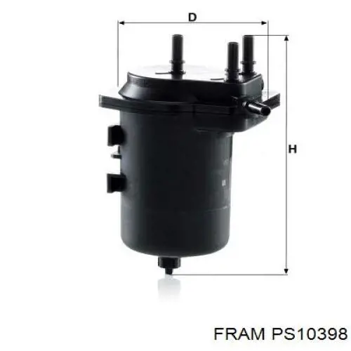 Фільтр паливний Fram PS10398
