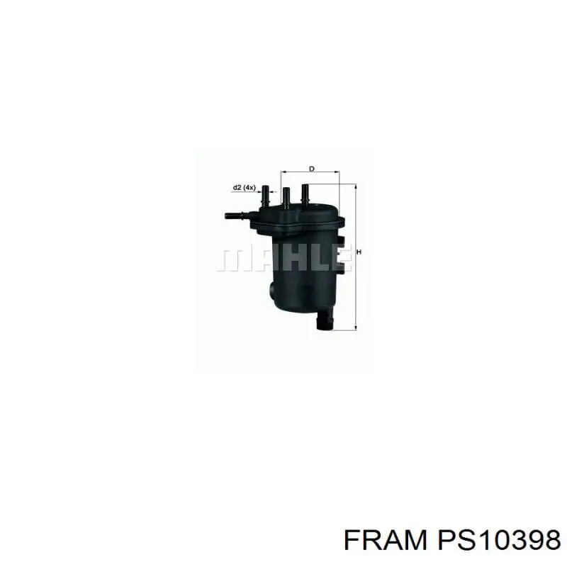 Фільтр тонкого очищення палива Fram PS10398 ціна, від 11.27 USD