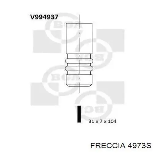 Клапан впускний Freccia 4973S ціна, від 6.03 USD