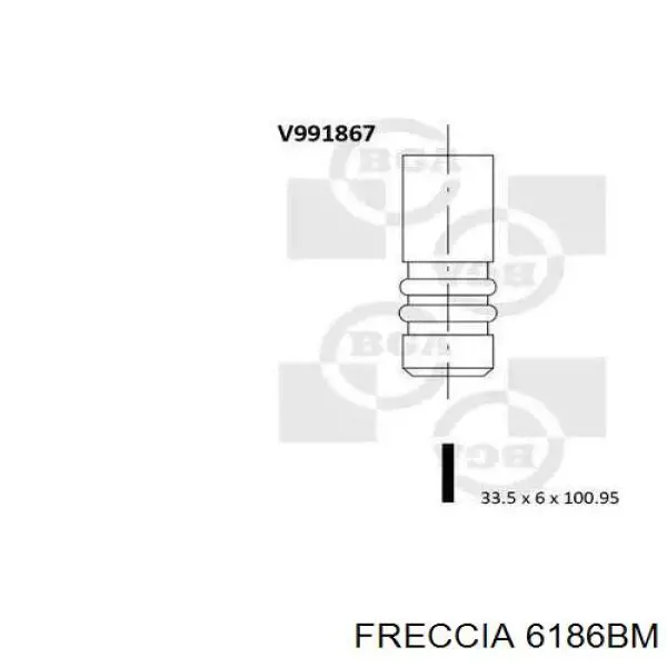 Купити 6186 Freccia Клапан випускний