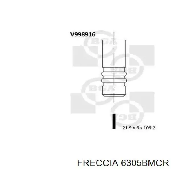 6305BMCR Freccia клапан випускний