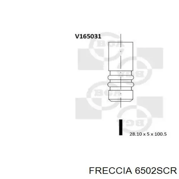Клапан впускний Freccia 6502 ціна, від 4.08 USD