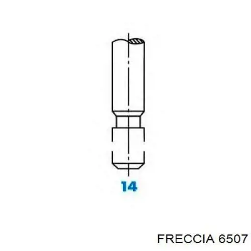 Клапан випускний 6507 Freccia