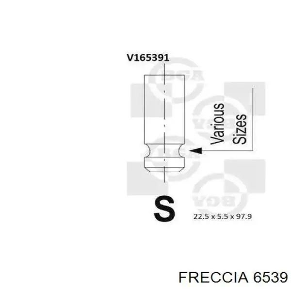 Купити FR6539 Freccia Клапан випускний