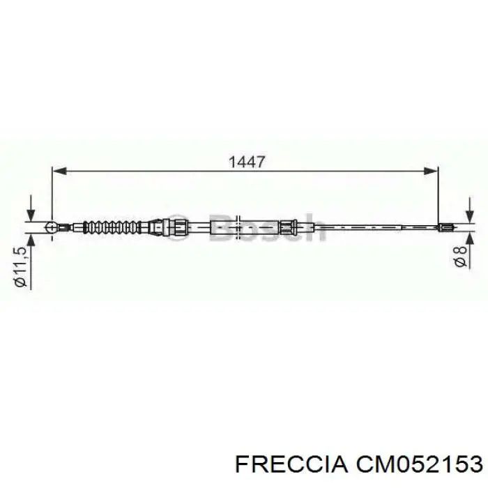 Розподілвал двигуна Freccia CM052153 ціна, від 75.36 USD
