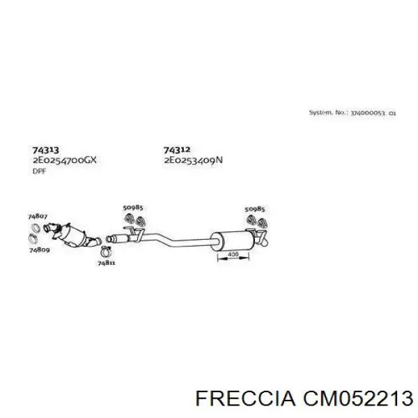 Купити CM052213 Freccia Розподільчий вал двигуна